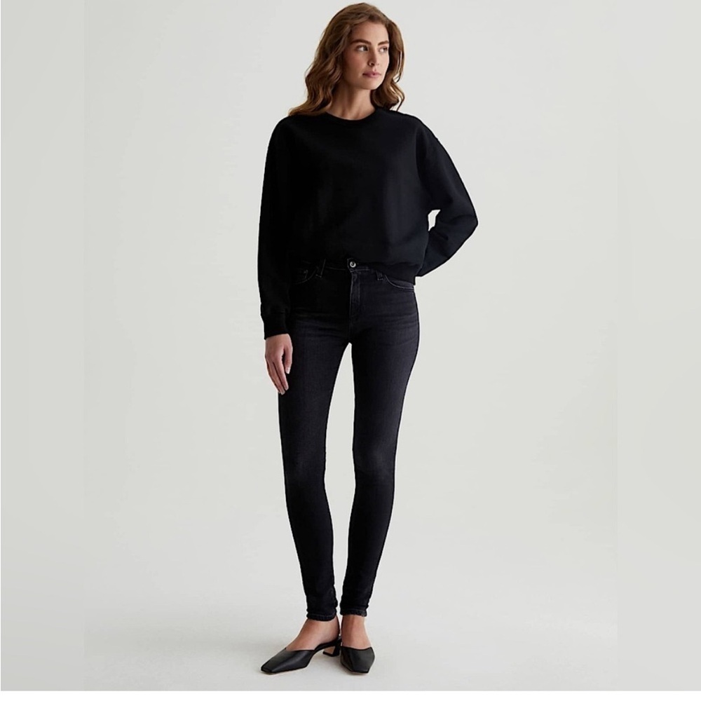 Abercrombie Jean Leggings Black Size 25 Short / 0s  Mid Rise Skinny Stretch NWT